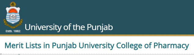 Punjab University Pharm D Merit List 2024 1st 2nd 3rd