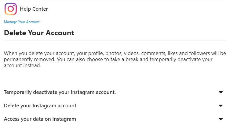 How To Deactivate Instagram On Iphone Android