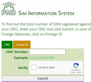 How to Check Sims On CNIC, Verification Status of Your SIM/CNIC