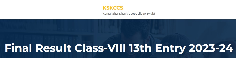 KSKCCS Entry Test Result 2023 Merit List Fee Structure