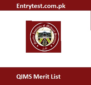 QIMS Merit List 2023 Check Online By Name @ www.qims.edu.pk