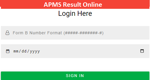 student.apms.pk result 2023 Check Online APSACS By Name