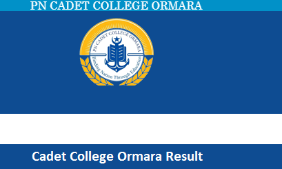 Cadet College Ormara Result 2024 8th class Check Online