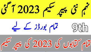 9th Class Scheme 2024 Punjab Board Online