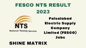 NTS FESCO Test Result 2023 Online By Roll Number