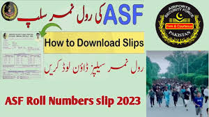 ASF Roll No slip download online 2023