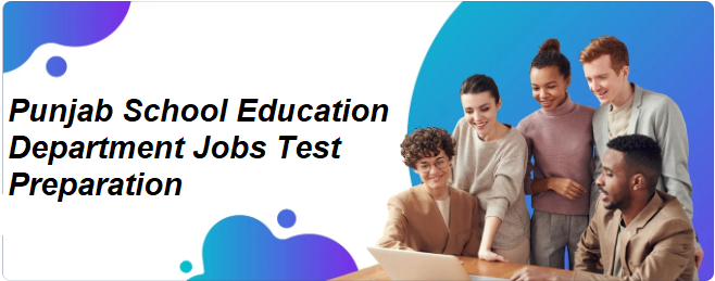 Punjab School Education Department Jobs Test Preparation